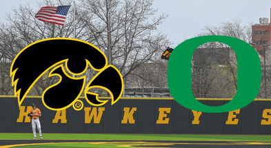 A play-by-play recap of the series opener between the Hawkeyes and Ducks.