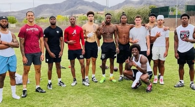 Alabama QBs and WRs in Las Vegas