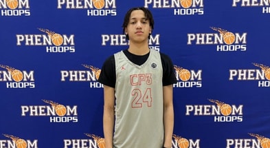 South Carolina basketball recruiting target Mason Collins. Photo credit: Phenom Hoops | @PHRecruitNews on Twitter/X