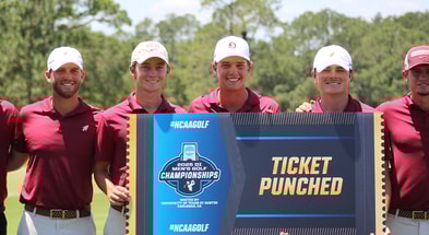 Florida State golf after winning Regionals (Matt LaSerre:Warchant)