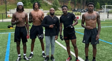 Jorden Edmonds, Dijon Lee and Cam Calhoun, Alabama