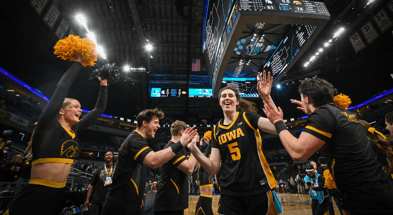 Ava Heiden figures to have a bigger role in her second season at Iowa. (Photo by Dennis Scheidt)
