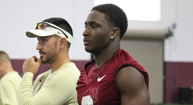 Daylen Green at Florida State camp (Matt LaSerre:Warchant)