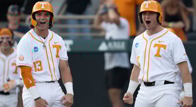 Reese Chapman and Levi Clark. Credit: Saul Young/News Sentinel / USA TODAY NETWORK via Imagn Images