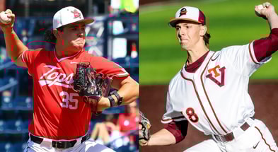 Drew Whalen (Photo by USA Today) and Jack Marciano (Photo by Virginia Tech Athletics)