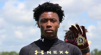 Four-star DB Chauncey Kennon at Florida State (Matt LaSerre/Warchant)