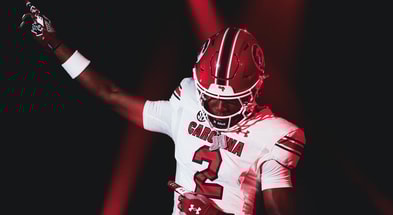 Jowell Combay pictured during his South Carolina official visit (Photo: Jowell Combay | X)