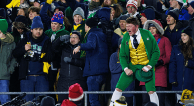 notre dame leprechaun