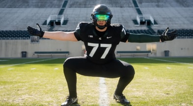 2026 OT Quinn Buckey on Michigan State official visit