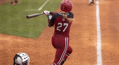Former South Carolina softball outfielder Kianna Jones during the Gamecocks' appearance at the PV College Challenge. Photo credit: PV College Challenge on Twitter/X