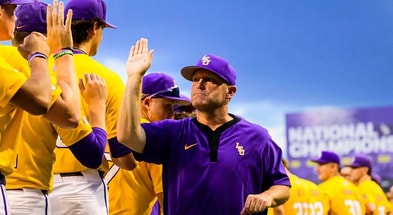 Can LSU head coach Jay Johnson and the Tigers win another CWS National Championship on Sunday? (Photo: LSU Baseball)
