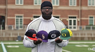 LSU is one of the final teams standing for 5-star OT Immanuel Iheanacho (Photo: Chad Simmons/On3)