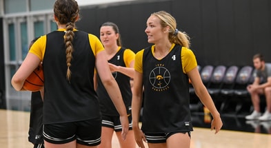 Kylie Feuerbach is back for her sixth and final season at Iowa. (Photo by Dennis Scheidt)