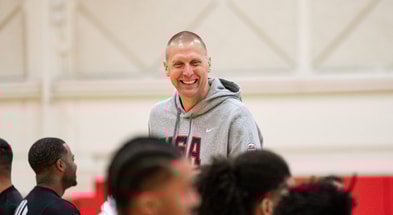 Mark Pope at USA Basketball U19 Training Camp - Photo via USA Basketball