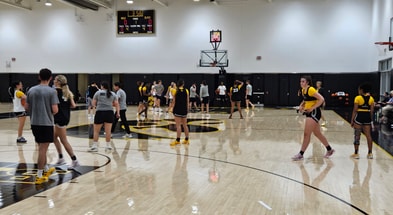 The Hawkeyes practiced in front of the media on Tuesday morning.