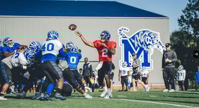 Memphis QB Brendon Lewis