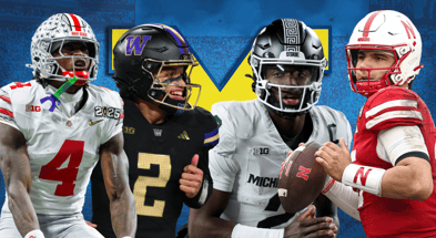 Key opposing players Michigan Wolverines football will face this coming season include Jeremiah Smith, Demond Williams Jr., Aidan Chiles and Dylan Raiola. (Photos by USA TODAY Sports Images)