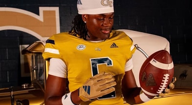 Nathan Agyemang on GT official visit