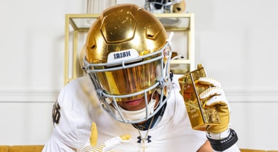 Devin Fitzgerald photoshoot from his Notre Dame official visit