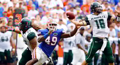 NCAA Football: Hawaii at Florida