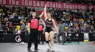 Libby Dix hand raised