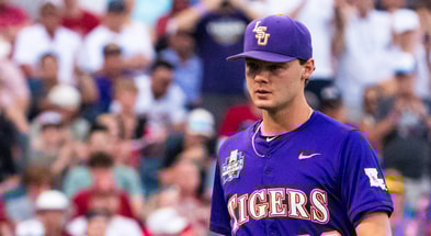 NCAA Baseball: College World Series-Arkansas v LSU
