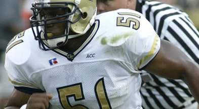 Linebacker Daryl Smith during his career at Georgia Tech