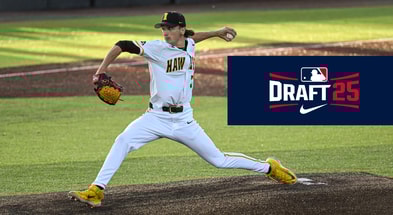 Cade Obermueller is expected to be drafted early in the 2025 MLB Draft. (Photo by Dennis Scheidt)