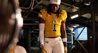 Traeviss Stevenson on GT official visit