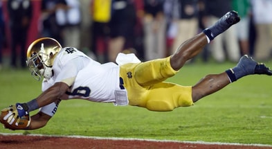 Notre Dame running back Theo Riddick