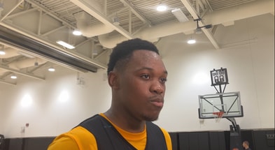 Cam Manyawu met with the media on Tuesday. (Photo by Kyle Huesmann)