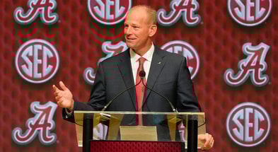 Alabama coach Kalen DeBoer