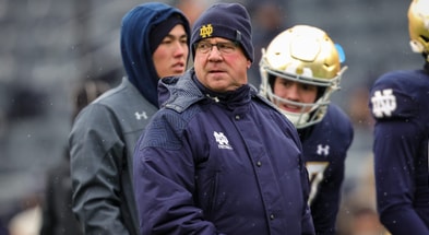 Former Notre Dame offensive line coach Harry Hiestand