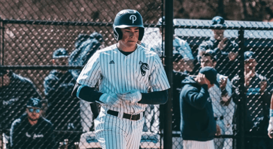 St. Peter's University outfielder Tommy Kendrick