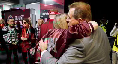 Nick Saban and daughter Kristen