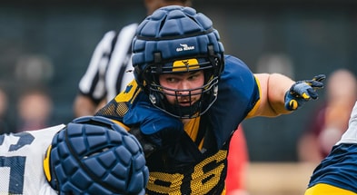 Edward Vesterinen - WVU Spring Football Practice
