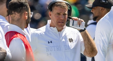Notre Dame defensive coordinator Chris Ash