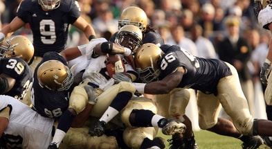 2005 NCAA Football: Navy Midshipmen at Notre Dame Fighting Irish