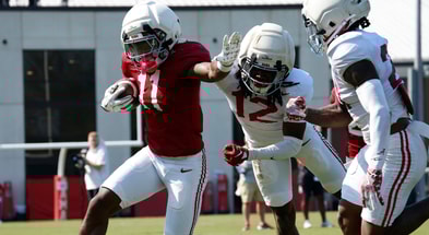 Alabama WR Rico Scott and DB Zay Mincey