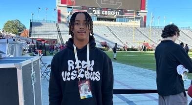 South Carolina commitment Triston Lewis at Williams-Brice Stadium during the 2024 season (Photo: Triston Lewis | X)