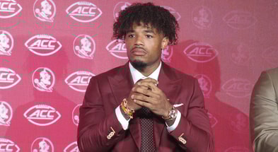 Tommy Castellanos at ACC Kickoff (Matt LaSerre/Warchant)