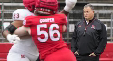 Rutgers Football Head Coach Greg Schiano spring practice
