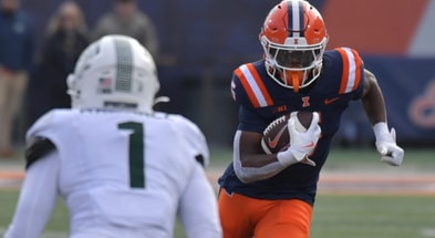 NCAA Football: Michigan State at Illinois