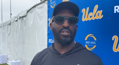 UCLA head coach DeShaun Foster
