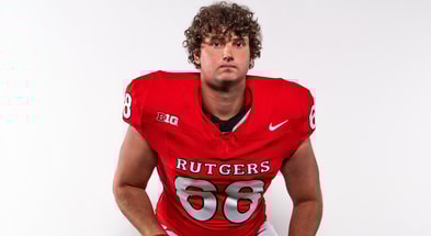 Rutgers Football offensive lineman Ryder Langsdale