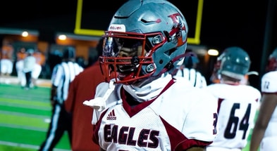 South Carolina football recruiting target Cam Wade last season at East Nashville. Photo credit: Cam Wade | @d1cam5x on Twitter/X