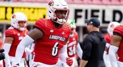 Louisville Cardinals linebacker Stanquan Clark (6) warms up ahead of their game against the Austin Peay Governors on Saturday, Aug. 31, 2024 at L&N Federal Credit Union Stadium in Louisville, Ky.