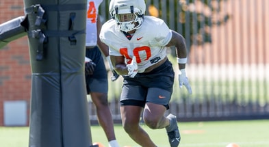 Oklahoma State Cowboy Football 2025 Fall Camp, Wednesday, July 30, 2025, Sherman E. Smith Training Center, Stillwater, OK. Bruce Waterfield/OSU Athletics