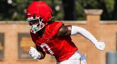 Rutgers Football wide receiver DT Sheffield during Training Camp