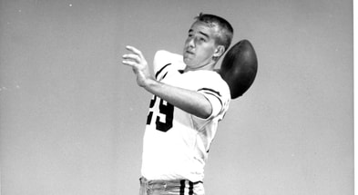 Pepper Rodgers as a player at Georgia Tech in the early 1950s